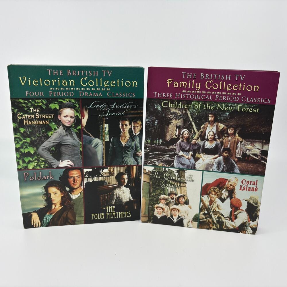 Shanachie British TV Family Victorian Collection DVD Lot Of 2 Period Drama Sets